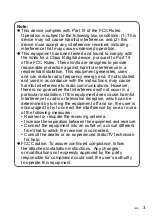 Preview for 3 page of Panasonic CZ-RTC5A Operating Instructions Manual