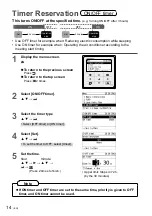 Preview for 14 page of Panasonic CZ-RTC5A Operating Instructions Manual