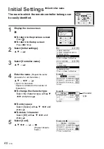 Preview for 40 page of Panasonic CZ-RTC5A Operating Instructions Manual