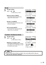 Preview for 45 page of Panasonic CZ-RTC5A Operating Instructions Manual