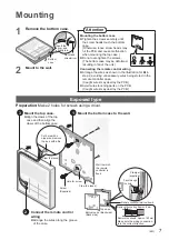 Preview for 7 page of Panasonic CZ-RTC5B Installation Instructions Manual