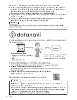 Preview for 4 page of Panasonic CZ-RTC5B Operating Instructions Manual