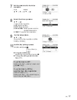 Preview for 17 page of Panasonic CZ-RTC5B Operating Instructions Manual