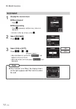 Предварительный просмотр 12 страницы Panasonic CZ-RTC6 Operating Instructions Manual