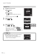 Предварительный просмотр 14 страницы Panasonic CZ-RTC6 Operating Instructions Manual