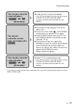 Предварительный просмотр 23 страницы Panasonic CZ-RTC6 Operating Instructions Manual