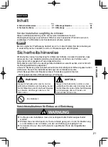 Preview for 21 page of Panasonic CZ-RTC6BLW Installation Instructions Manual