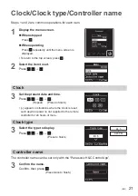 Preview for 21 page of Panasonic CZ-RTC6BLW Operating Instructions Manual