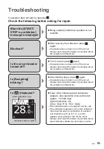 Preview for 89 page of Panasonic CZ-RTC6BLW Operating Instructions Manual