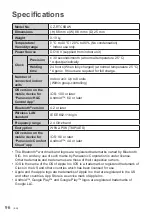 Preview for 96 page of Panasonic CZ-RTC6BLW Operating Instructions Manual