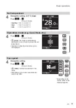 Preview for 9 page of Panasonic CZ-RTC6WBL Operating Instructions Manual