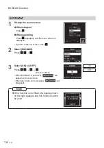 Preview for 14 page of Panasonic CZ-RTC6WBL Operating Instructions Manual