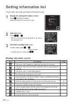 Preview for 24 page of Panasonic CZ-RTC6WBL Operating Instructions Manual