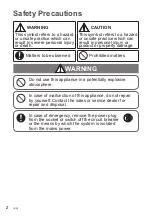 Preview for 2 page of Panasonic CZ-RWS3 Operating Instructions Manual