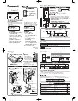 Предварительный просмотр 2 страницы Panasonic CZ-RWSC3 Installation Instructions Manual