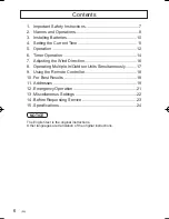 Preview for 6 page of Panasonic CZ-RWSC3 Operating Instructions Manual