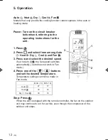 Preview for 12 page of Panasonic CZ-RWSC3 Operating Instructions Manual