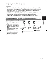 Preview for 17 page of Panasonic CZ-RWSC3 Operating Instructions Manual