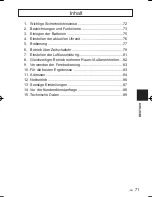 Preview for 71 page of Panasonic CZ-RWSC3 Operating Instructions Manual