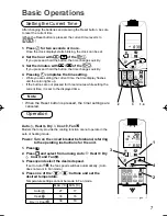 Preview for 7 page of Panasonic CZ-RWSK2 Quick Reference