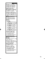 Preview for 15 page of Panasonic CZ-RWSK2 Quick Reference