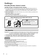 Предварительный просмотр 8 страницы Panasonic CZ-RWSU3 Installation Instructions Manual