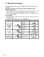 Предварительный просмотр 22 страницы Panasonic CZ-RWSU3 Operating Instructions Manual