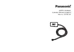 Preview for 1 page of Panasonic CZ-TACG1 User Manual