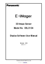 Preview for 1 page of Panasonic D-IMager EKL3104 Software User Manual