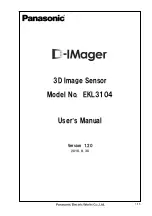 Panasonic D-IMager EKL3104 User Manual preview