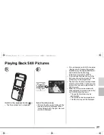 Preview for 27 page of Panasonic D-Snap SV-AS10 Operating Instructions Manual