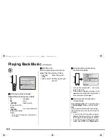 Preview for 32 page of Panasonic D-Snap SV-AS10 Operating Instructions Manual