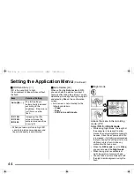 Preview for 44 page of Panasonic D-Snap SV-AS10 Operating Instructions Manual