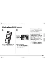 Preview for 27 page of Panasonic D-Snap SV-AS10PP Operating Instructions Manual