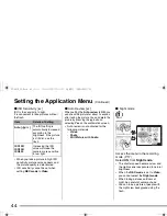 Preview for 44 page of Panasonic D-Snap SV-AS10PP Operating Instructions Manual