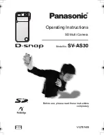 Panasonic D-SNAP SV-AS30 Operating Instructions Manual preview