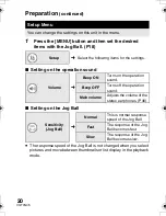 Preview for 20 page of Panasonic D-SNAP SV-AS30 Operating Instructions Manual