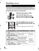 Preview for 26 page of Panasonic D-SNAP SV-AS30 Operating Instructions Manual