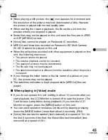 Preview for 45 page of Panasonic D-SNAP SV-AS30 Operating Instructions Manual