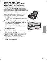 Preview for 57 page of Panasonic D-snap SV-AV100 Operating Instructions Manual