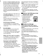 Preview for 77 page of Panasonic D-snap SV-AV100 Operating Instructions Manual