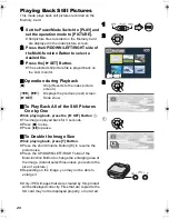 Предварительный просмотр 20 страницы Panasonic D-Snap SV-AV25 Operating Instructions Manual