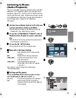 Предварительный просмотр 25 страницы Panasonic D-Snap SV-AV25 Operating Instructions Manual