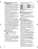 Preview for 60 page of Panasonic D-snap SV-AV50 Operating Instructions Manual