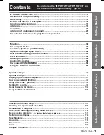 Preview for 3 page of Panasonic D10000U - SXGA+ DLP Projector Operating Instructions Manual