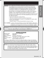 Preview for 5 page of Panasonic D10000U - SXGA+ DLP Projector Operating Instructions Manual