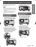 Preview for 33 page of Panasonic D10000U - SXGA+ DLP Projector Operating Instructions Manual