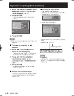 Preview for 42 page of Panasonic D10000U - SXGA+ DLP Projector Operating Instructions Manual