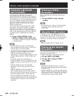 Preview for 44 page of Panasonic D10000U - SXGA+ DLP Projector Operating Instructions Manual