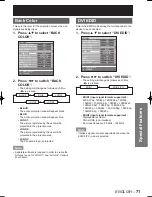 Preview for 71 page of Panasonic D10000U - SXGA+ DLP Projector Operating Instructions Manual